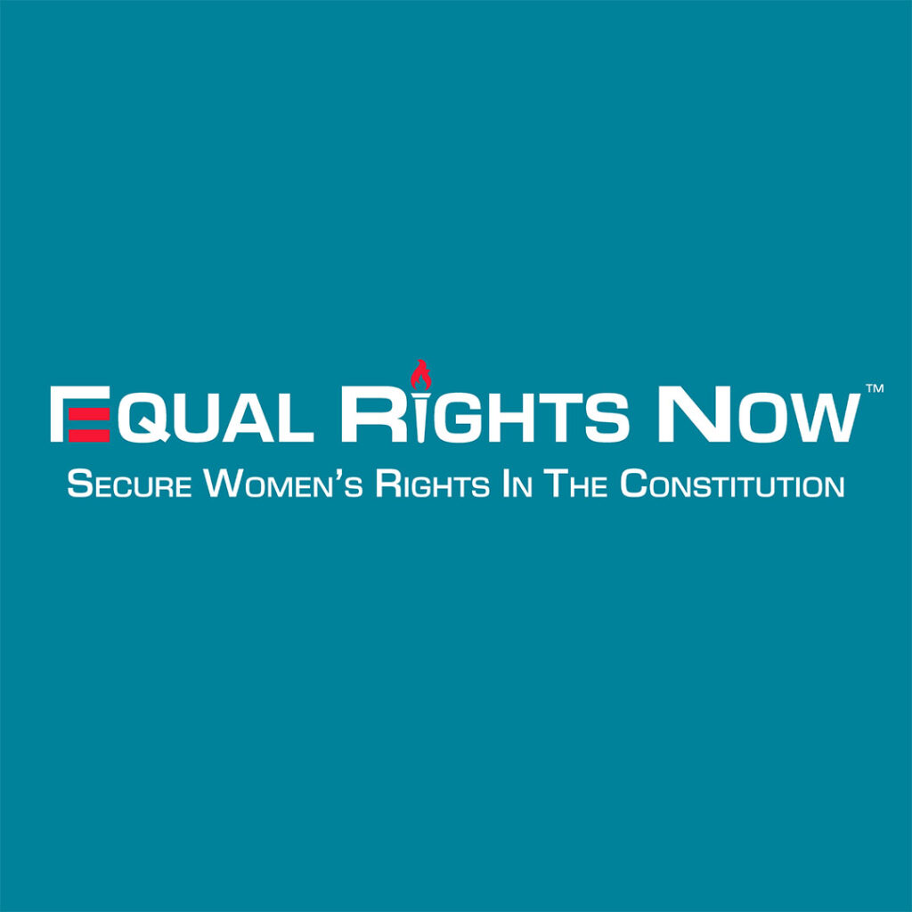 The Equal Rights Now logo - Secure Women's Rights in the Constitution